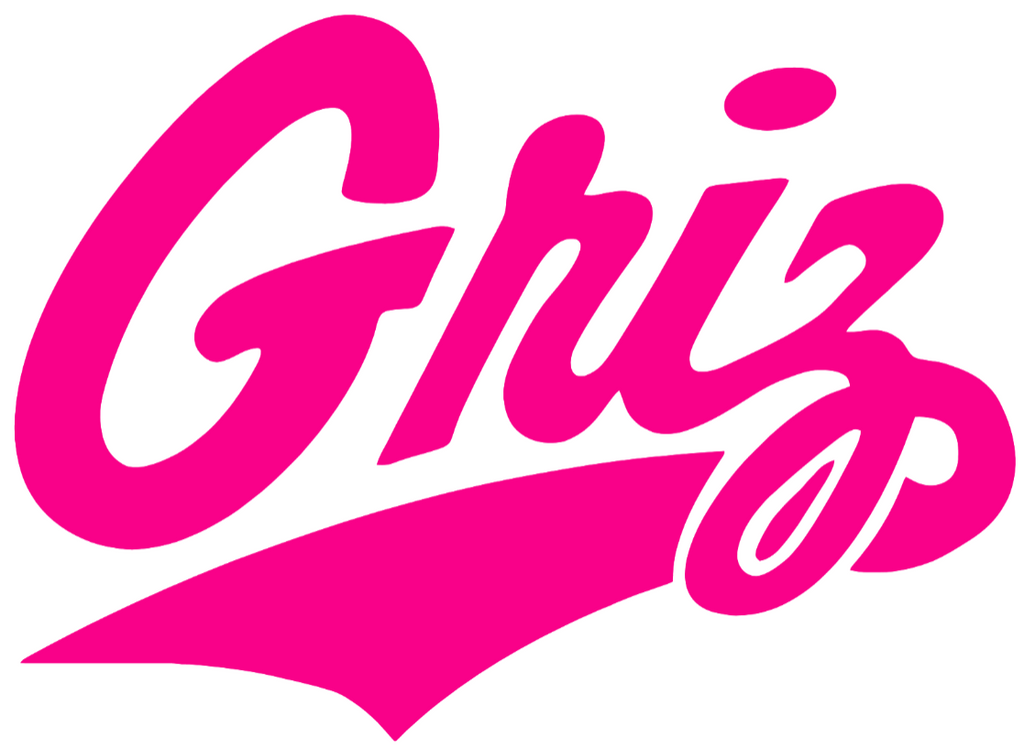 Montana Grizzlies Hot Pink Griz Logo Premium DieCut Vinyl Decal PICK SIZE