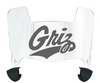 Montana Grizzlies Mini Football Helmet Visor Shield w/ Clips - PICK VISOR & LOGO COLOR