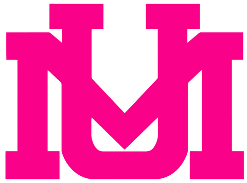 Montana Grizzlies Hot Pink UM Logo Premium DieCut Vinyl Decal PICK SIZE
