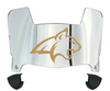 Montana State Bobcats Mini Football Helmet Visor Shield w/ Clips - PICK VISOR & LOGO COLOR