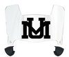 Montana Grizzlies Mini Football Helmet Visor Shield w/ Clips - PICK VISOR & LOGO COLOR