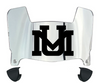 Montana Grizzlies Mini Football Helmet Visor Shield w/ Clips - PICK VISOR & LOGO COLOR