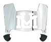 Montana Grizzlies Mini Football Helmet Visor Shield w/ Clips - PICK VISOR & LOGO COLOR
