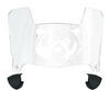 Montana Grizzlies Mini Football Helmet Visor Shield w/ Clips - PICK VISOR & LOGO COLOR