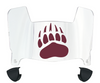 Montana Grizzlies Mini Football Helmet Visor Shield w/ Clips - PICK VISOR & LOGO COLOR