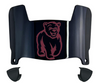 Montana Grizzlies Mini Football Helmet Visor Shield w/ Clips - PICK VISOR & LOGO COLOR