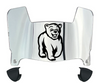 Montana Grizzlies Mini Football Helmet Visor Shield w/ Clips - PICK VISOR & LOGO COLOR