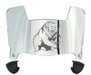 Montana Grizzlies Mini Football Helmet Visor Shield w/ Clips - PICK VISOR & LOGO COLOR