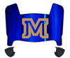 Montana State Bobcats Mini Football Helmet Visor Shield w/ Clips - PICK VISOR & LOGO COLOR