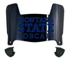 Montana State Bobcats Mini Football Helmet Visor Shield w/ Clips - PICK VISOR & LOGO COLOR