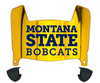 Montana State Bobcats Mini Football Helmet Visor Shield w/ Clips - PICK VISOR & LOGO COLOR