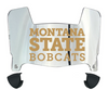 Montana State Bobcats Mini Football Helmet Visor Shield w/ Clips - PICK VISOR & LOGO COLOR