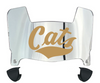 Montana State Bobcats Mini Football Helmet Visor Shield w/ Clips - PICK VISOR & LOGO COLOR