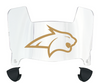 Montana State Bobcats Mini Football Helmet Visor Shield w/ Clips - PICK VISOR & LOGO COLOR
