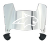 Montana State Bobcats Mini Football Helmet Visor Shield w/ Clips - PICK VISOR & LOGO COLOR