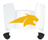 Montana State Bobcats Mini Football Helmet Visor Shield w/ Clips - PICK VISOR & LOGO COLOR