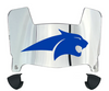 Montana State Bobcats Mini Football Helmet Visor Shield w/ Clips - PICK VISOR & LOGO COLOR