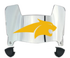 Montana State Bobcats Mini Football Helmet Visor Shield w/ Clips - PICK VISOR & LOGO COLOR