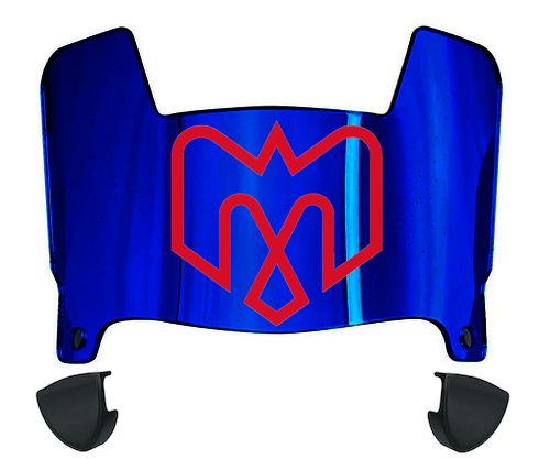 Montreal Alouettes Mini Football Helmet Visor Shield w/ Clips - PICK VISOR & LOGO COLOR