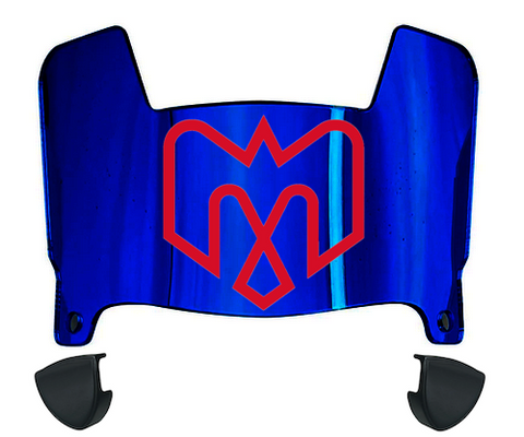 Montreal Alouettes Mini Football Helmet Visor Shield w/ Clips - PICK VISOR & LOGO COLOR