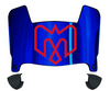 Montreal Alouettes Mini Football Helmet Visor Shield w/ Clips - PICK VISOR & LOGO COLOR