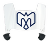 Montreal Alouettes Mini Football Helmet Visor Shield w/ Clips - PICK VISOR & LOGO COLOR