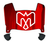 Montreal Alouettes Mini Football Helmet Visor Shield w/ Clips - PICK VISOR & LOGO COLOR