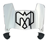 Montreal Alouettes Mini Football Helmet Visor Shield w/ Clips - PICK VISOR & LOGO COLOR