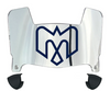 Montreal Alouettes Mini Football Helmet Visor Shield w/ Clips - PICK VISOR & LOGO COLOR