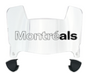 Montreal Alouettes Mini Football Helmet Visor Shield w/ Clips - PICK VISOR & LOGO COLOR