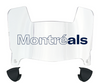 Montreal Alouettes Mini Football Helmet Visor Shield w/ Clips - PICK VISOR & LOGO COLOR