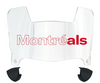 Montreal Alouettes Mini Football Helmet Visor Shield w/ Clips - PICK VISOR & LOGO COLOR