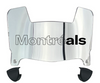 Montreal Alouettes Mini Football Helmet Visor Shield w/ Clips - PICK VISOR & LOGO COLOR
