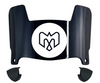 Montreal Alouettes Mini Football Helmet Visor Shield w/ Clips - PICK VISOR & LOGO COLOR