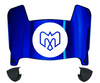 Montreal Alouettes Mini Football Helmet Visor Shield w/ Clips - PICK VISOR & LOGO COLOR