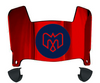 Montreal Alouettes Mini Football Helmet Visor Shield w/ Clips - PICK VISOR & LOGO COLOR