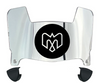 Montreal Alouettes Mini Football Helmet Visor Shield w/ Clips - PICK VISOR & LOGO COLOR