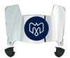 Montreal Alouettes Mini Football Helmet Visor Shield w/ Clips - PICK VISOR & LOGO COLOR