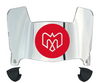 Montreal Alouettes Mini Football Helmet Visor Shield w/ Clips - PICK VISOR & LOGO COLOR