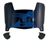 Montreal Alouettes Mini Football Helmet Visor Shield w/ Clips - PICK VISOR & LOGO COLOR