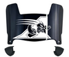 Montreal Alouettes Mini Football Helmet Visor Shield w/ Clips - PICK VISOR & LOGO COLOR