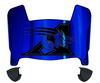 Montreal Alouettes Mini Football Helmet Visor Shield w/ Clips - PICK VISOR & LOGO COLOR