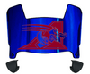 Montreal Alouettes Mini Football Helmet Visor Shield w/ Clips - PICK VISOR & LOGO COLOR