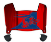 Montreal Alouettes Mini Football Helmet Visor Shield w/ Clips - PICK VISOR & LOGO COLOR