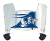 Montreal Alouettes Mini Football Helmet Visor Shield w/ Clips - PICK VISOR & LOGO COLOR