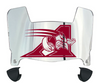 Montreal Alouettes Mini Football Helmet Visor Shield w/ Clips - PICK VISOR & LOGO COLOR