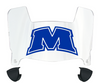 Morehead State Eagles Mini Football Helmet Visor Shield w/ Clips - PICK VISOR & LOGO COLOR