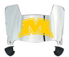 Morehead State Eagles Mini Football Helmet Visor Shield w/ Clips - PICK VISOR & LOGO COLOR