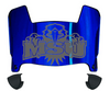 Morehead State Eagles Mini Football Helmet Visor Shield w/ Clips - PICK VISOR & LOGO COLOR