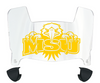 Morehead State Eagles Mini Football Helmet Visor Shield w/ Clips - PICK VISOR & LOGO COLOR